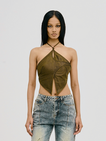 Synergy Halter Top (Rust)