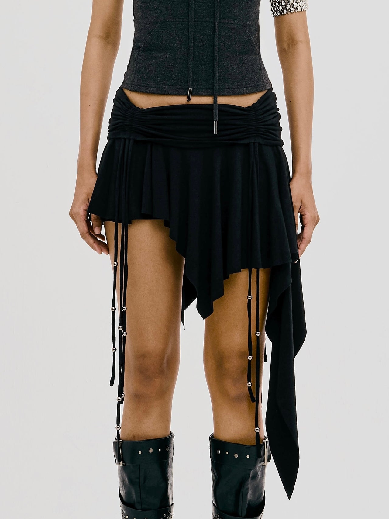 REVERENT SKORT - BLACK