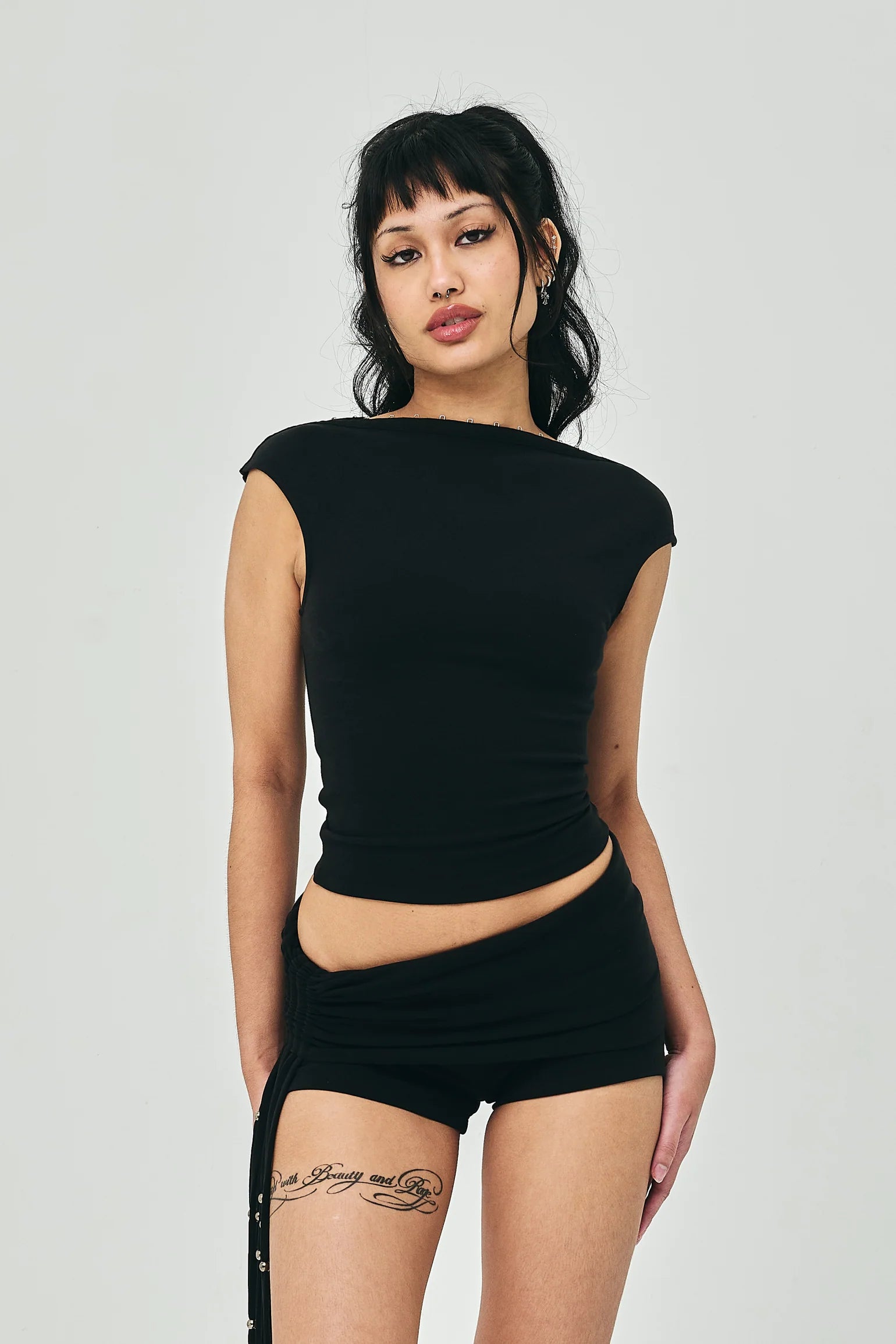 Crescent Top (Black)