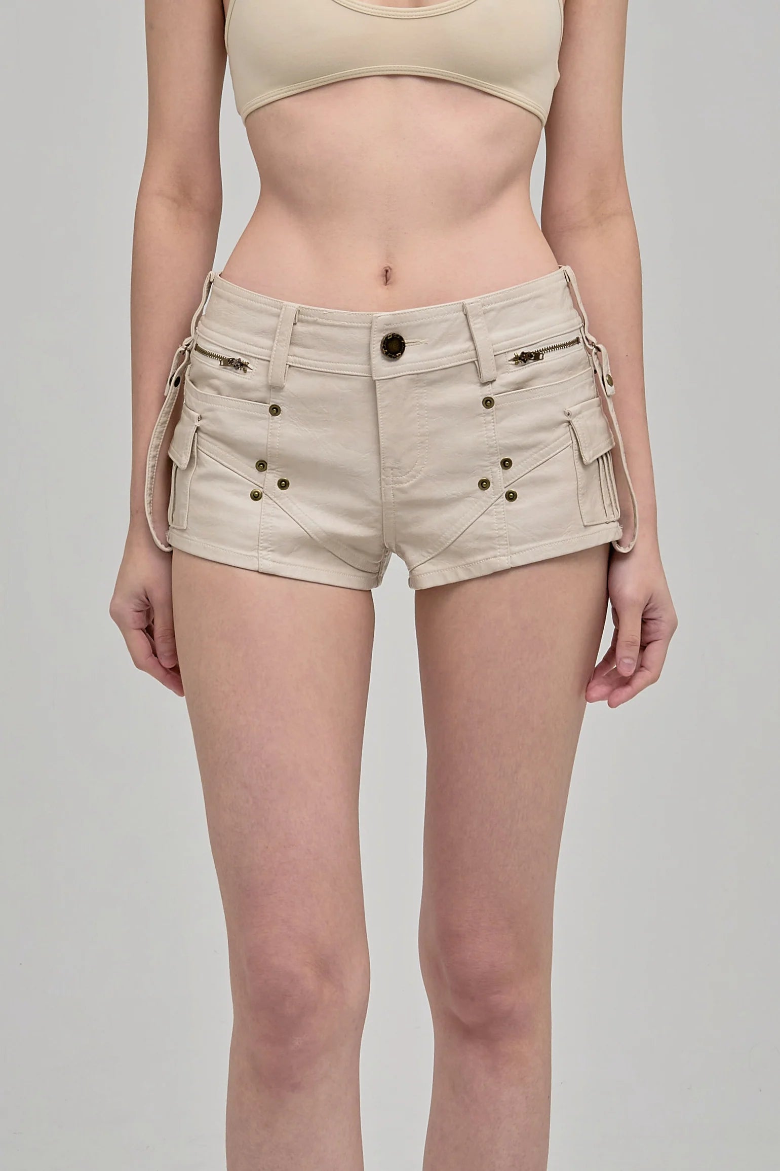 Utility Shorts (Beige)