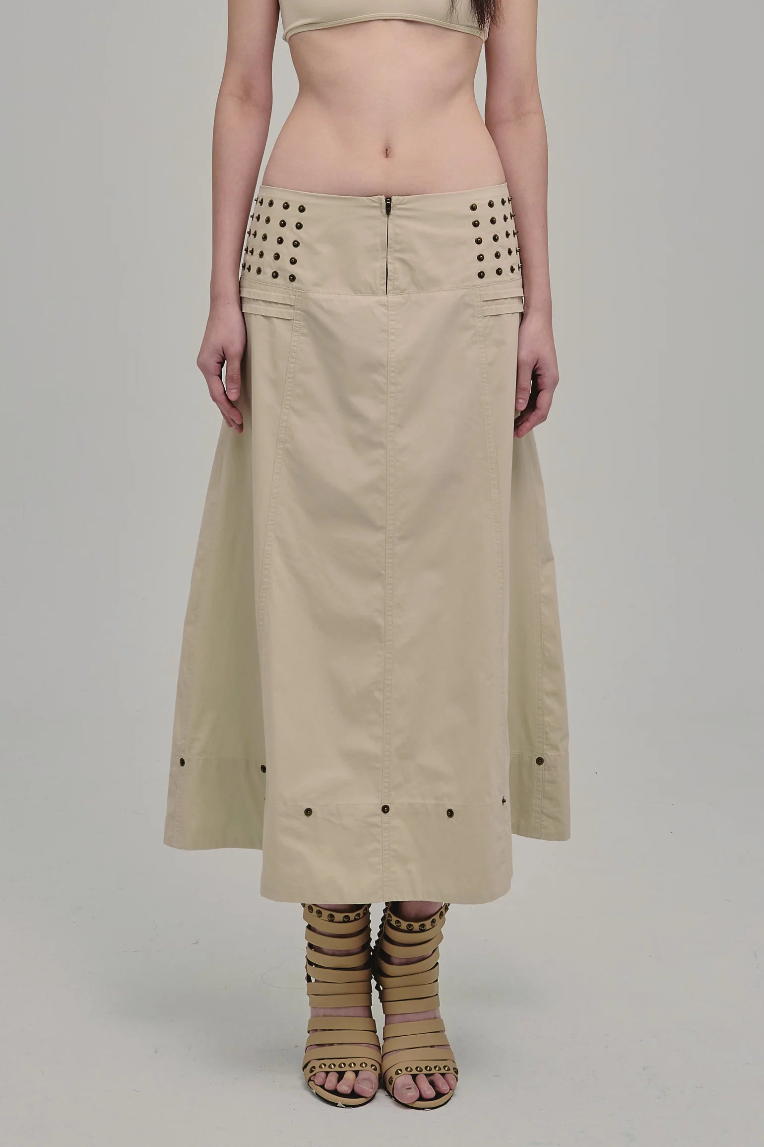 Ammo Maxi Skirt (Beige)