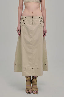 Ammo Maxi Skirt (Beige)
