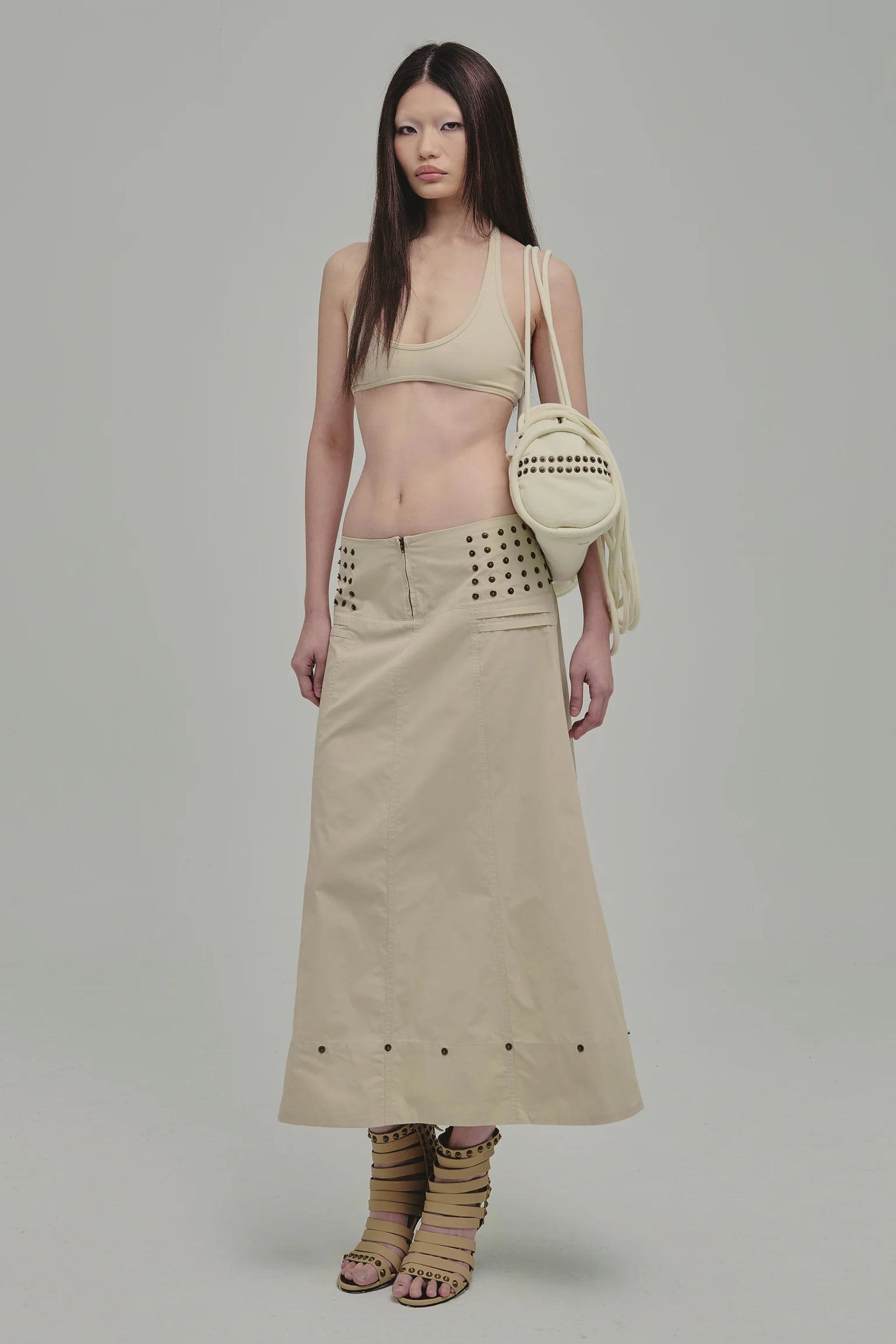 Ammo Maxi Skirt (Beige)