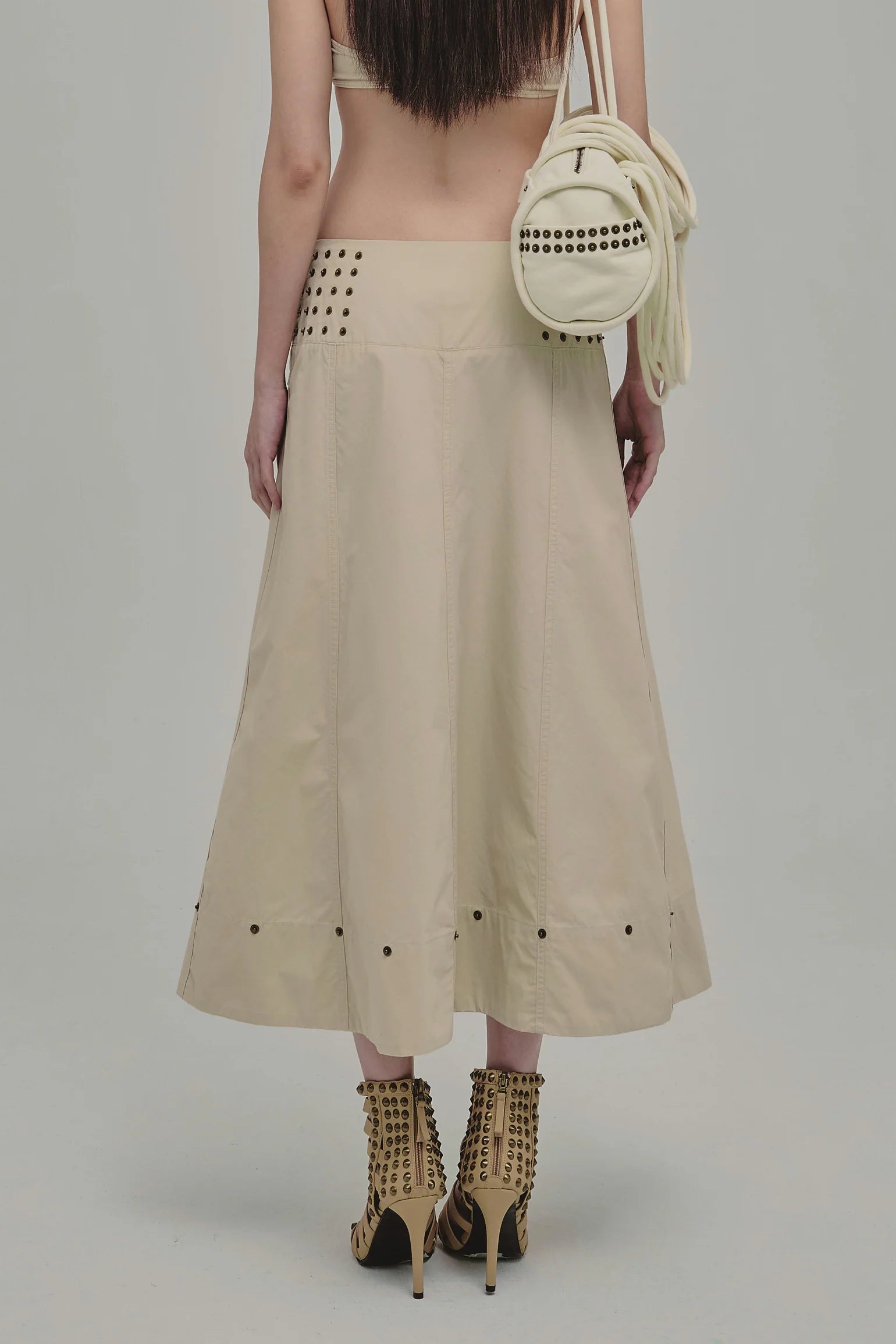 Ammo Maxi Skirt (Beige)
