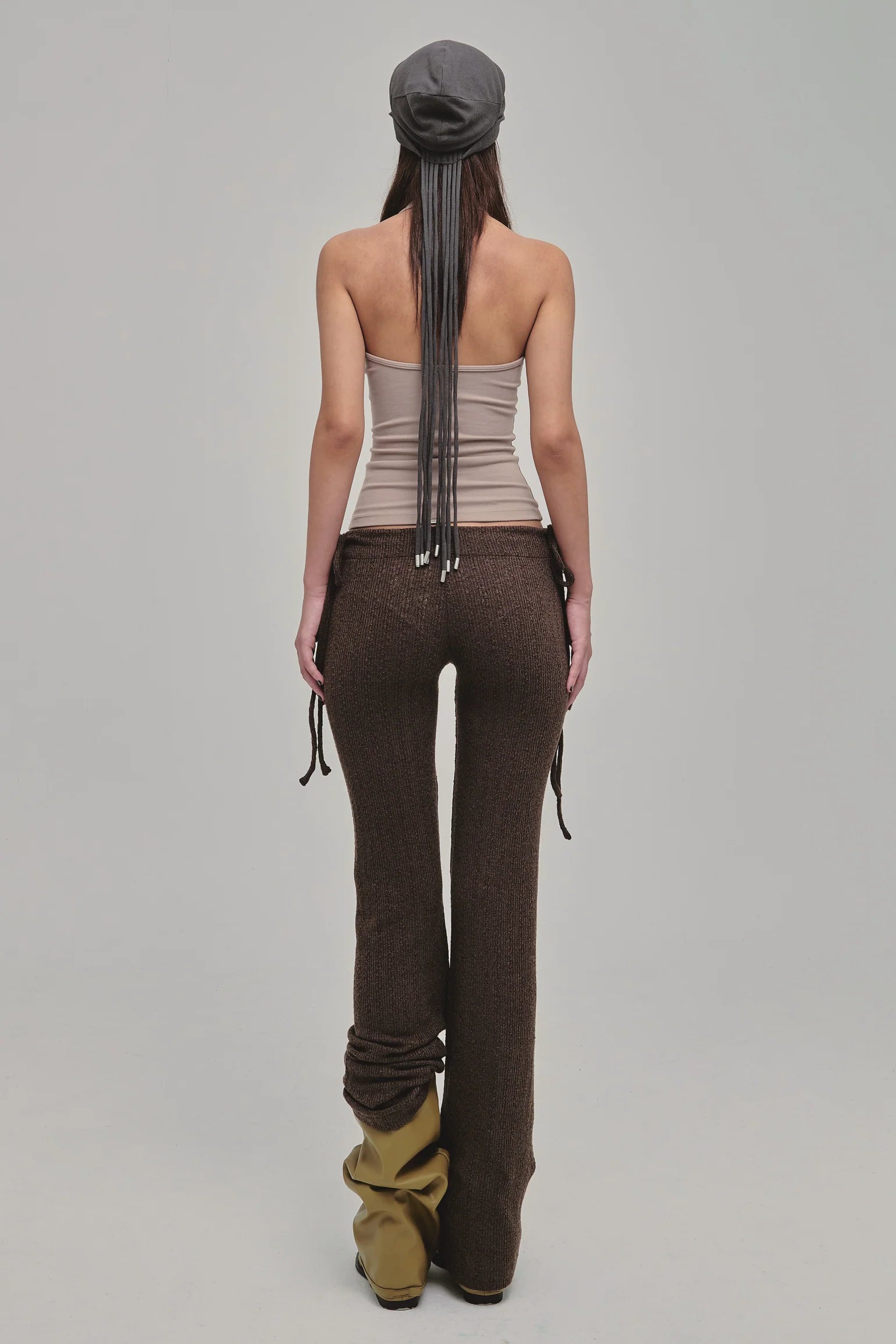 Dazed Knit Pants (Brown)