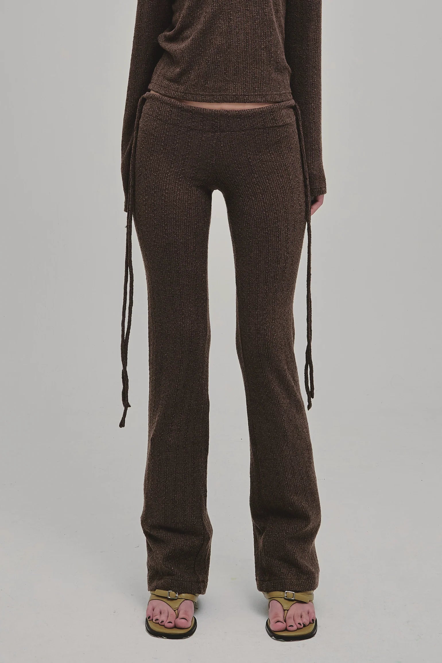 Dazed Knit Pants (Brown)