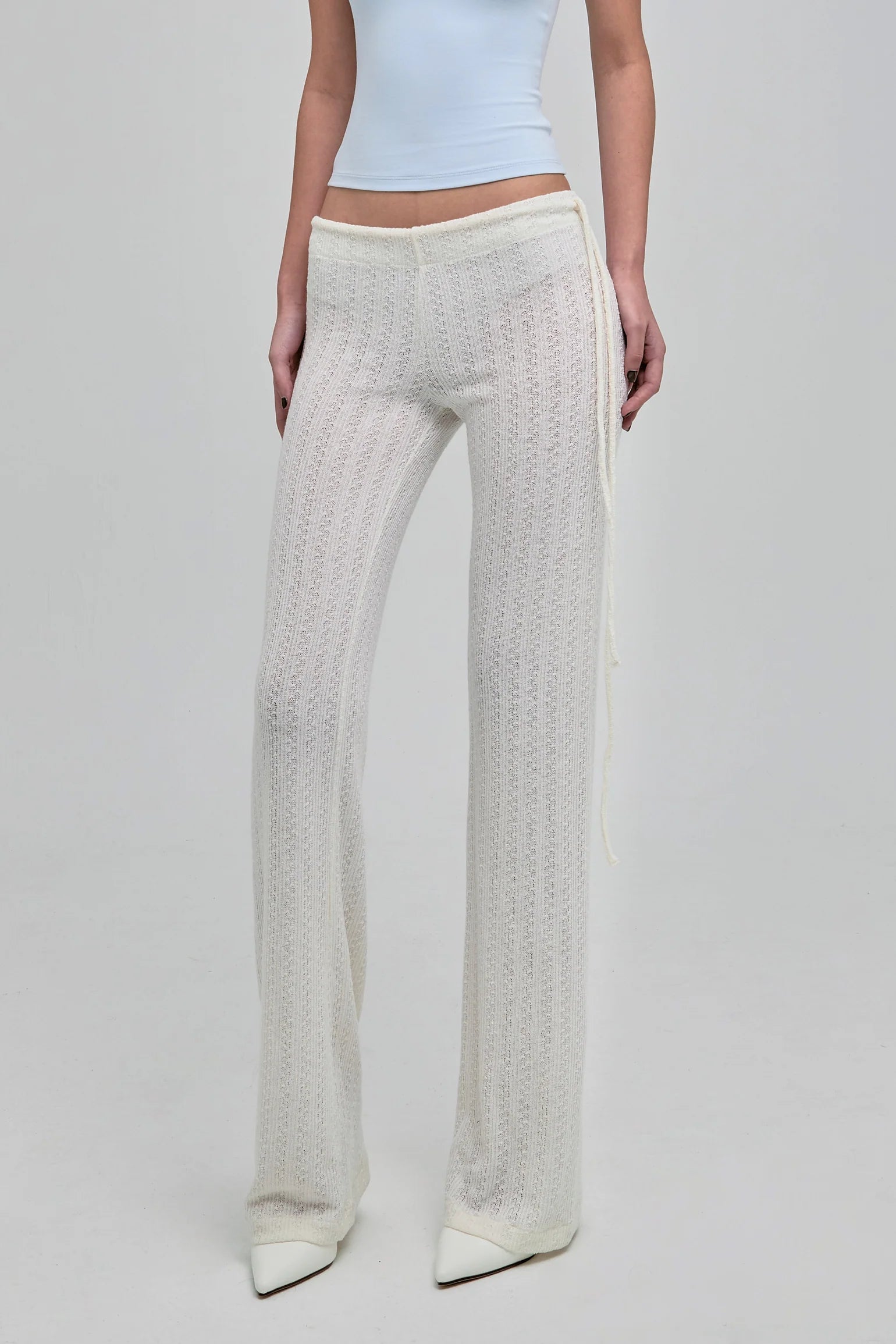 Dazed Knit Pants (Cream)