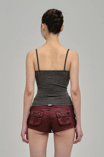 Utility Shorts (Maroon)