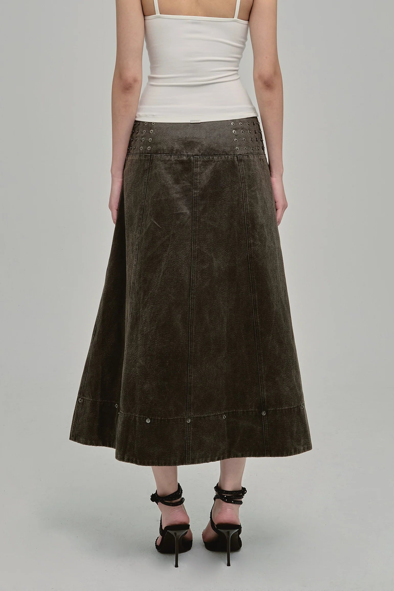 Ammo Maxi Skirt (Coal)
