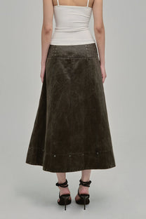 Ammo Maxi Skirt (Coal)