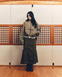 Hooded Work Jacket (Olive)