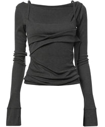 Layered Bustier Long Sleeve