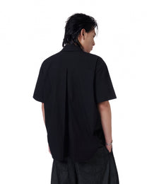 Multi-Button Shirt- Black