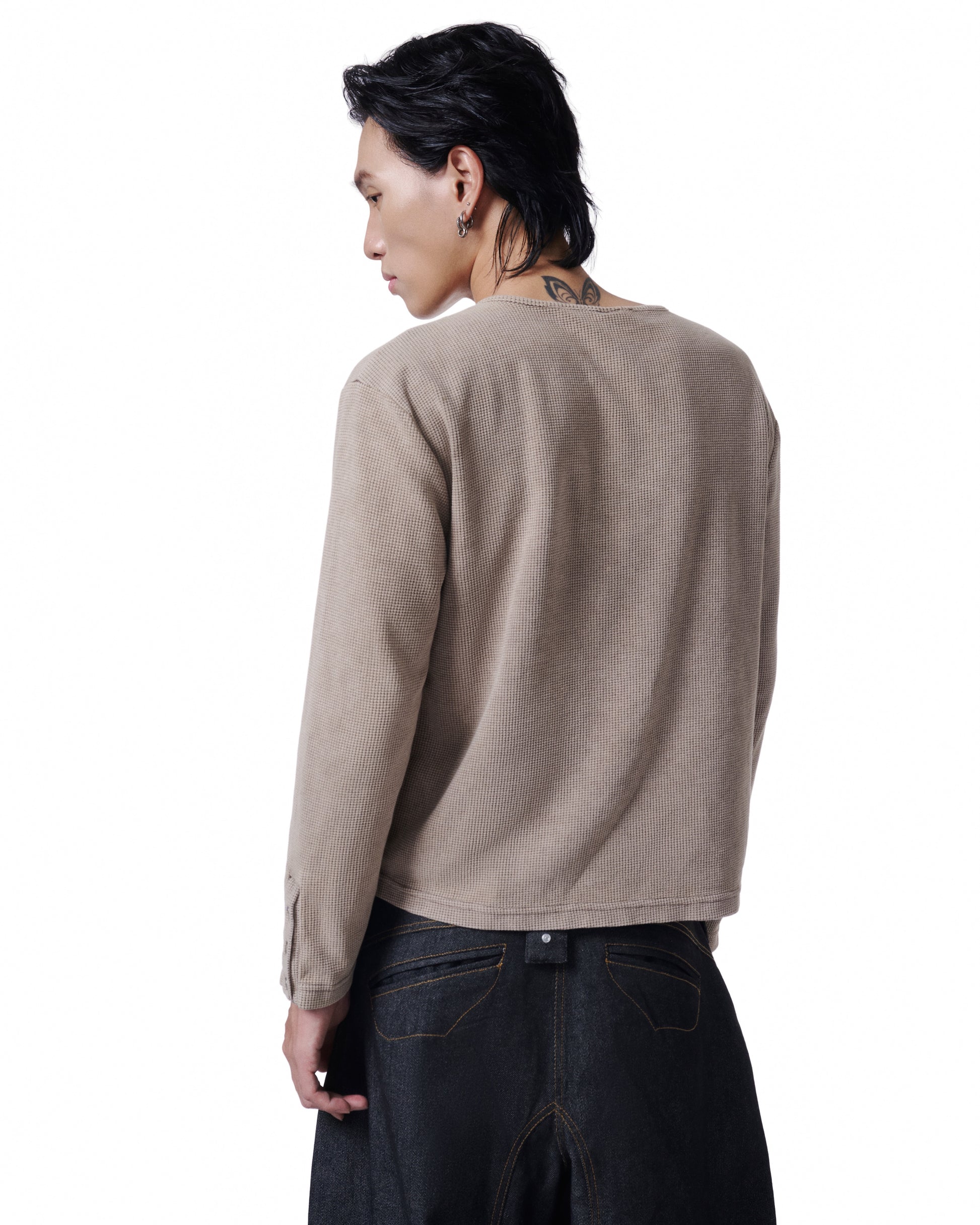 Henley Crop (Sand Cream)