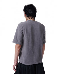 Henley Short Sleeve (Charcoal)