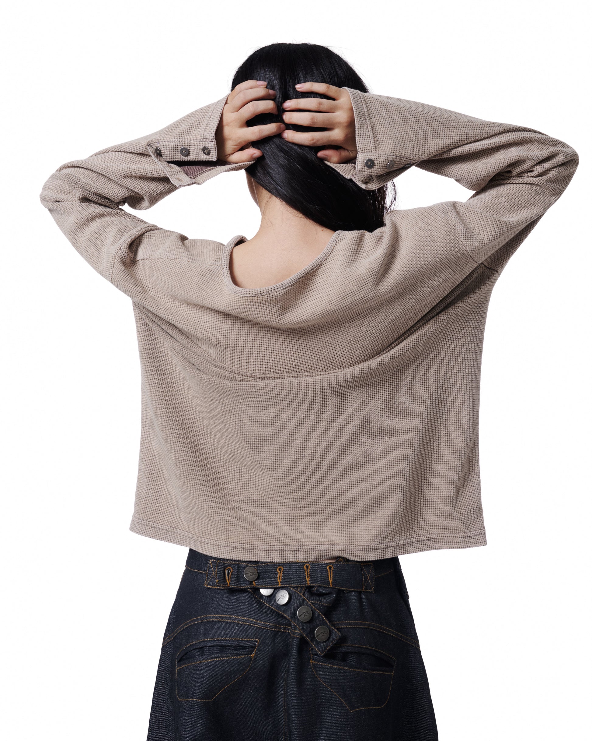 Henley Crop (Sand Cream)