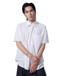 Multi-Button Shirt- White