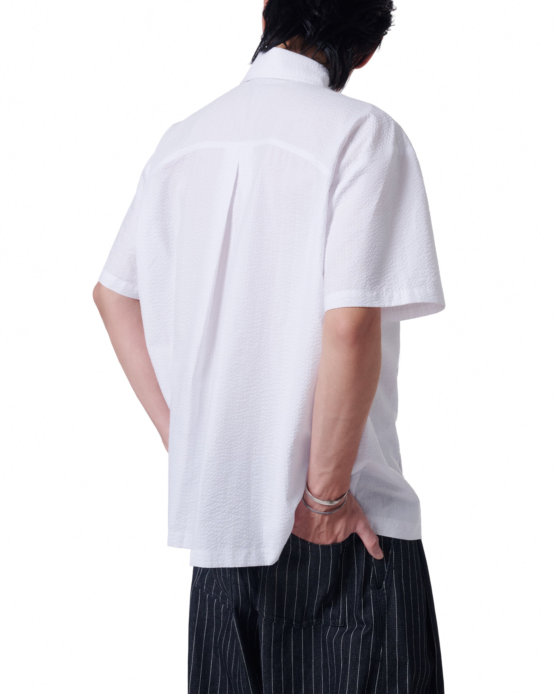 Multi-Button Shirt- White