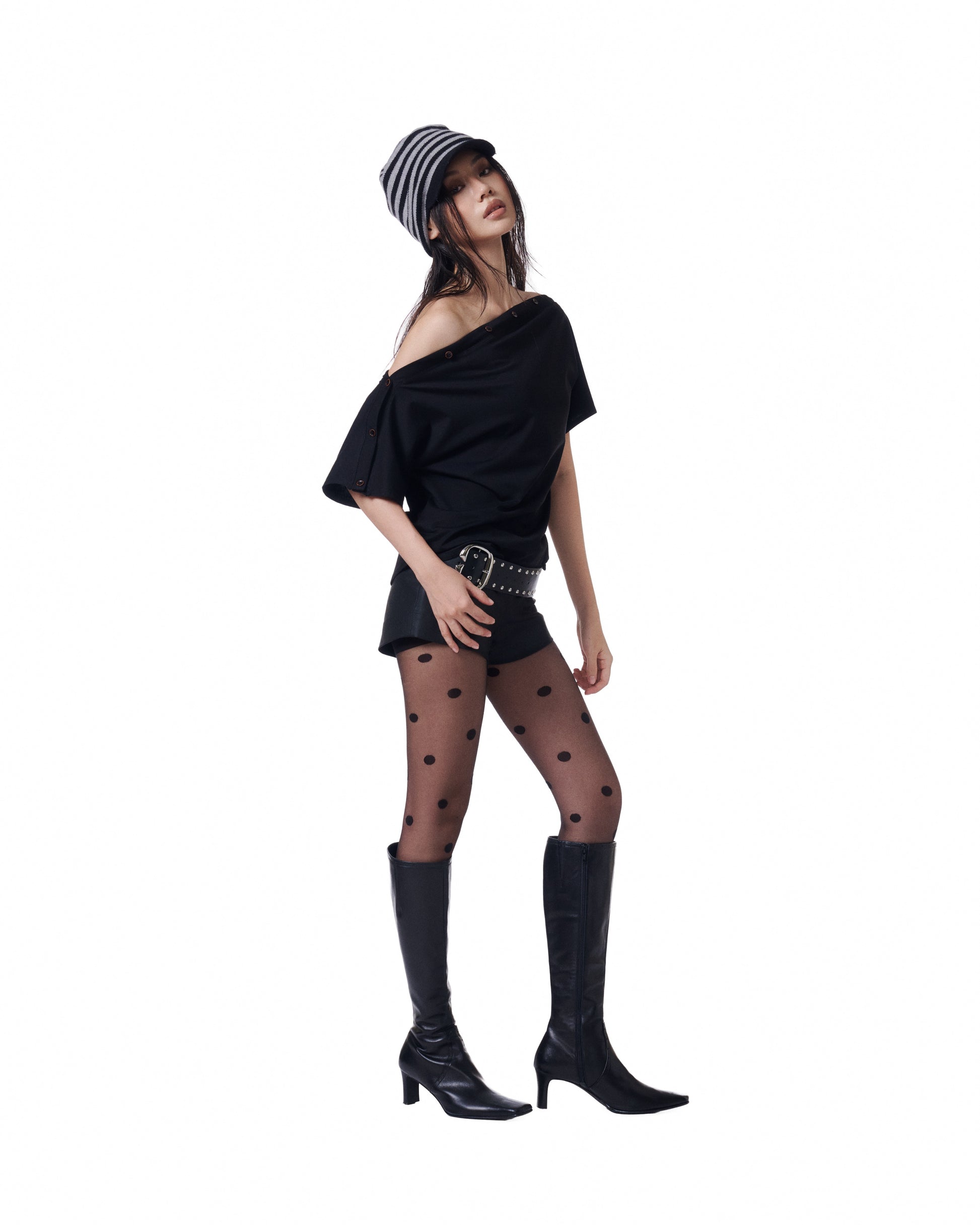 Muse Button Top (Black)