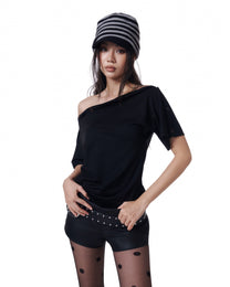 Muse Button Top (Black)
