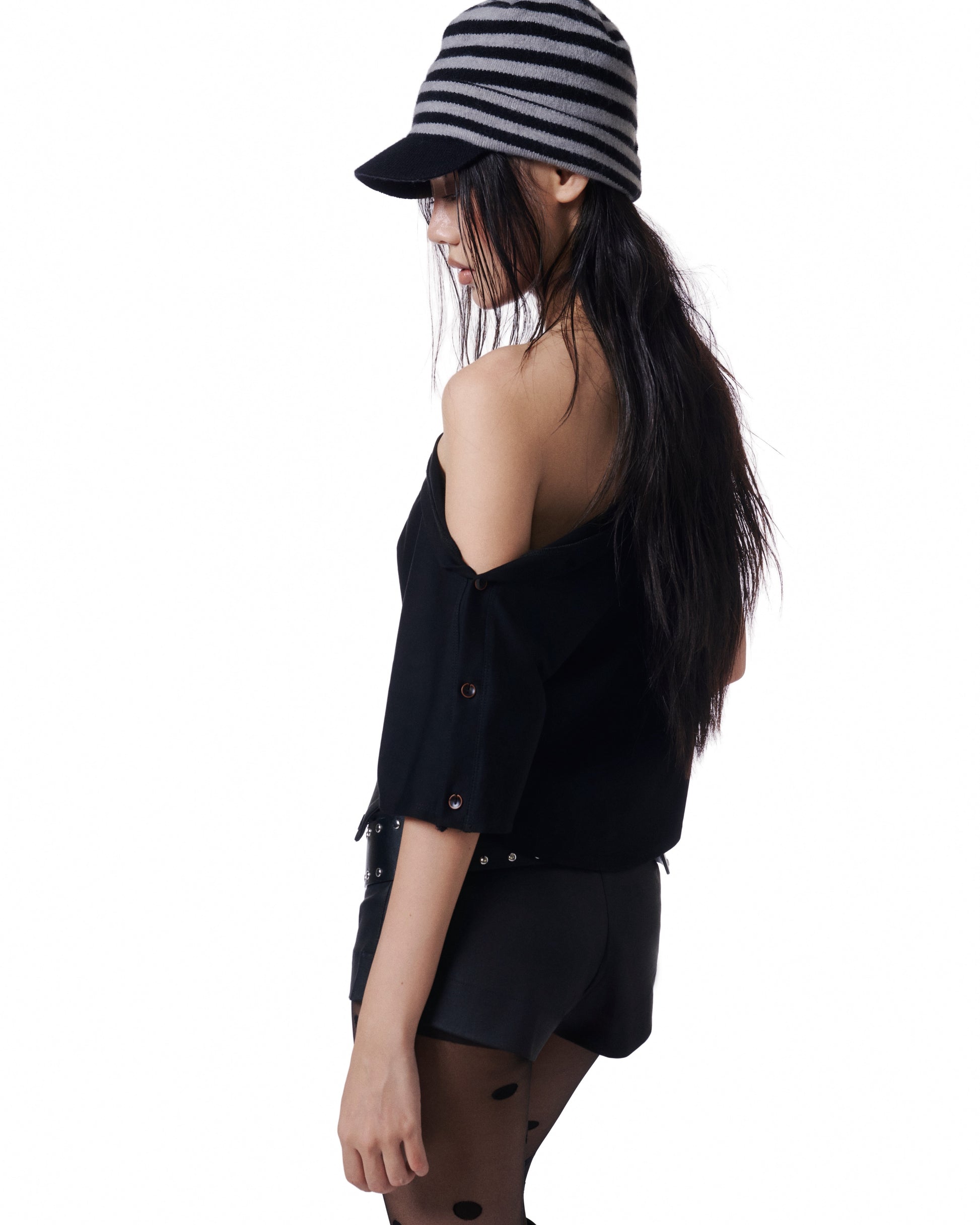 Muse Button Top (Black)