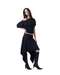 Opal Shell Top (Black)