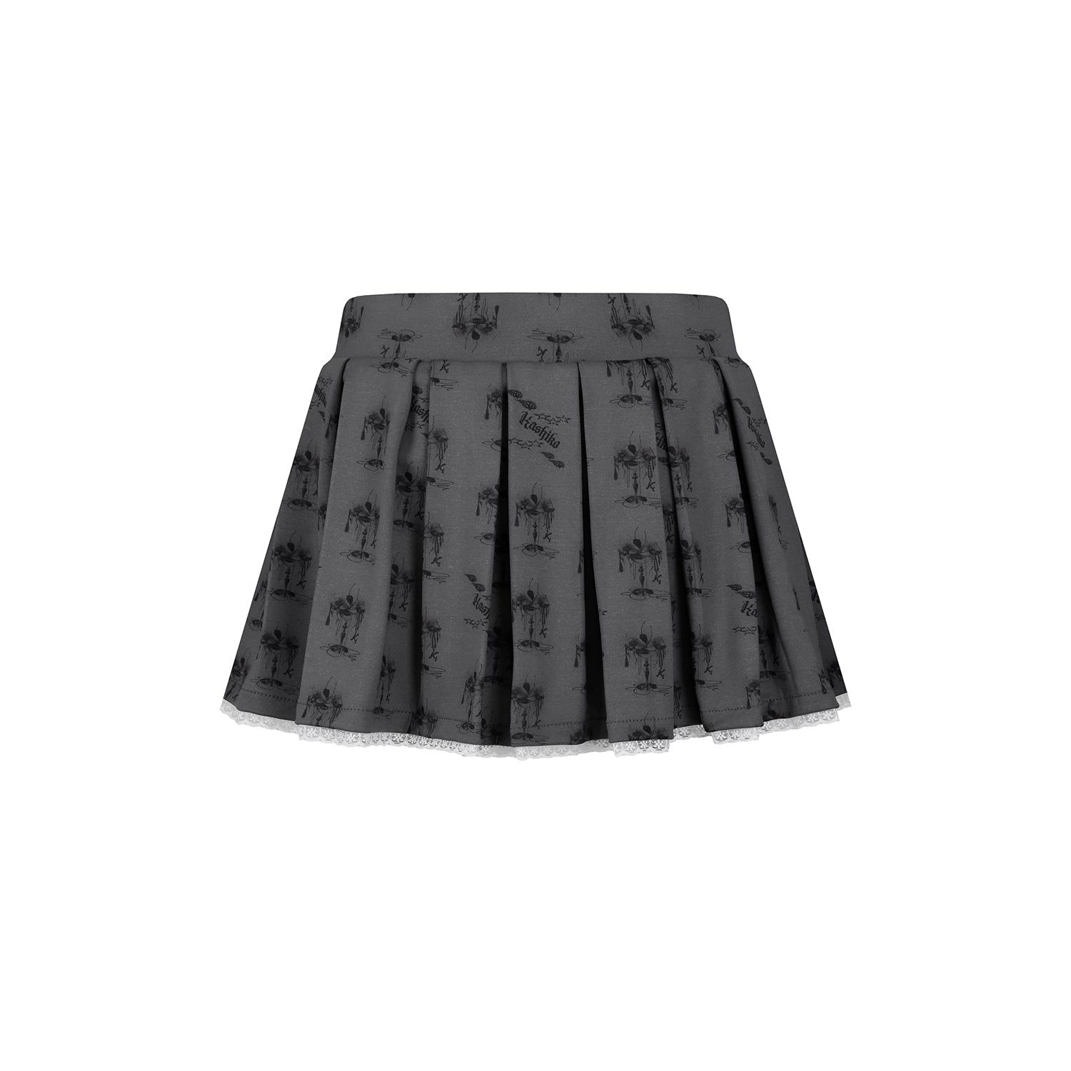 Jewel Cocktail Pleats Skirt Pants