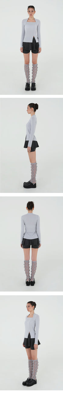 US BOLERO SLIT TOP