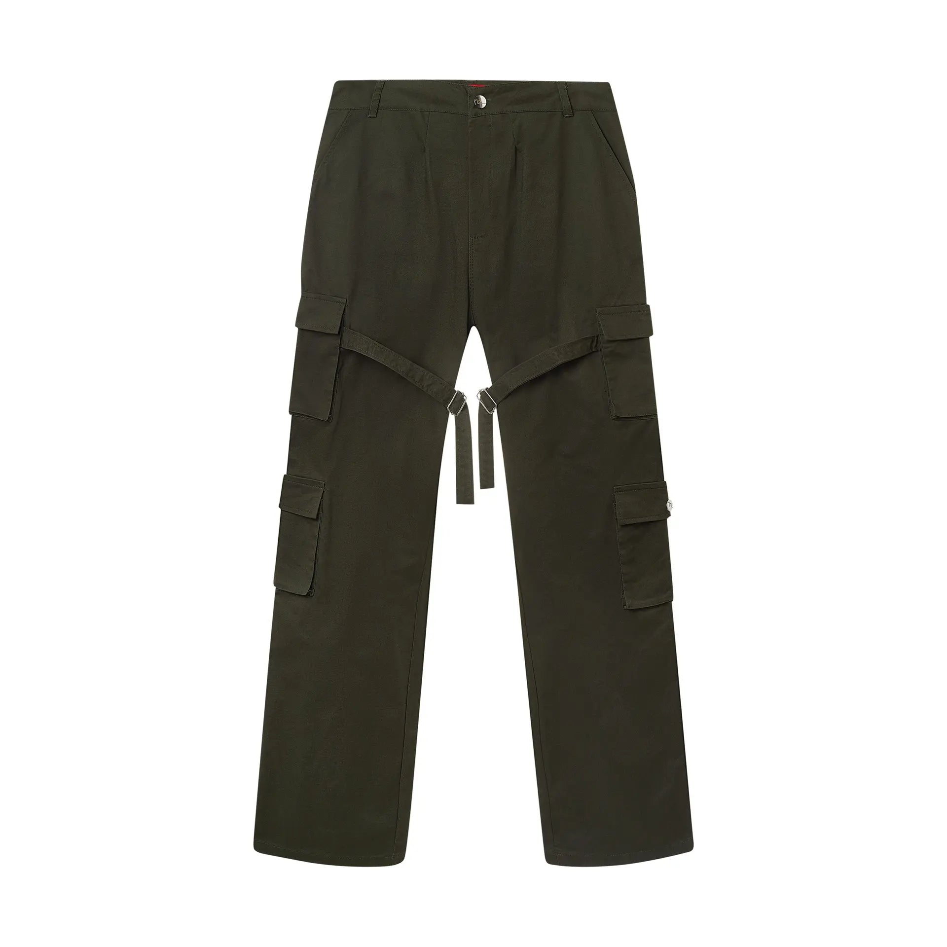 Strap Cargo Pants (Vintage Green)