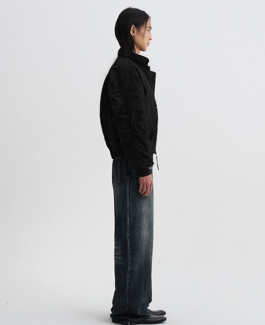 Legacy Wide Denim Pants (Dark Blue)