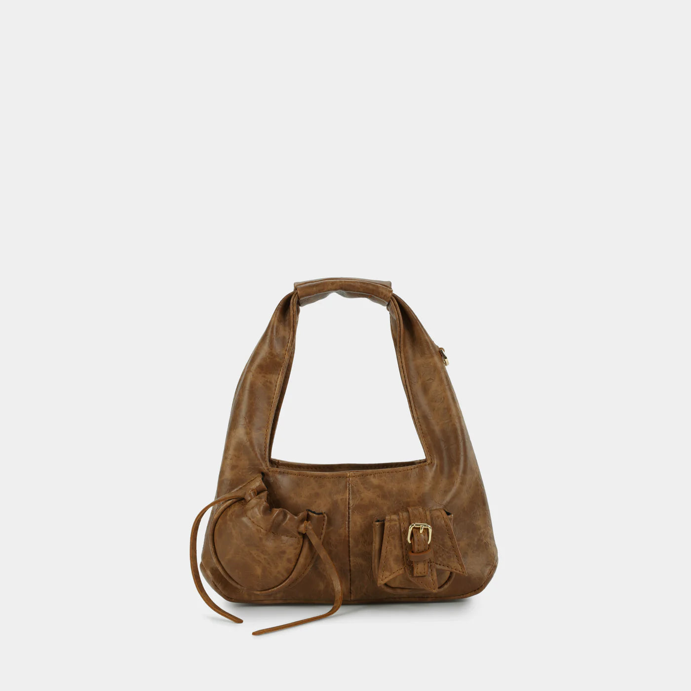 C2 Pocket Hobo Bag - Mini (Brown)