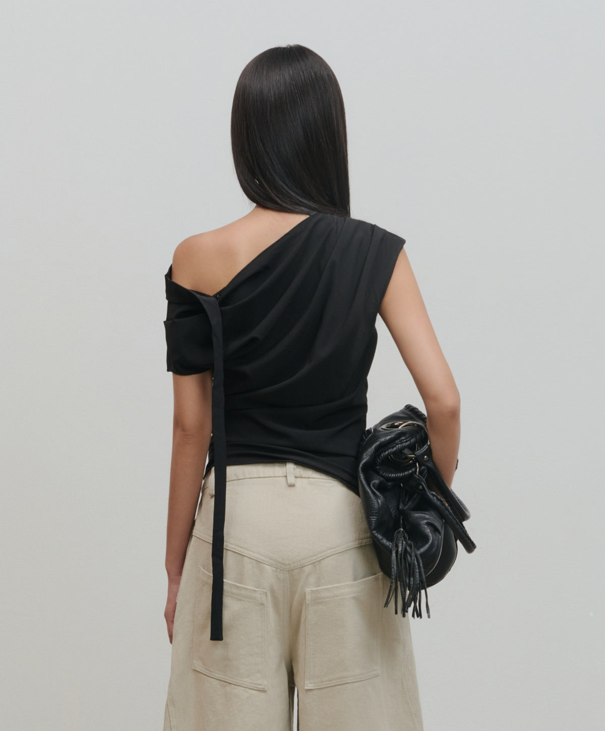 Pants:02 - Drape Top (Black)