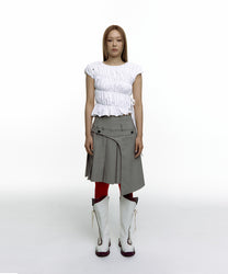 Apron Pleats Skirt