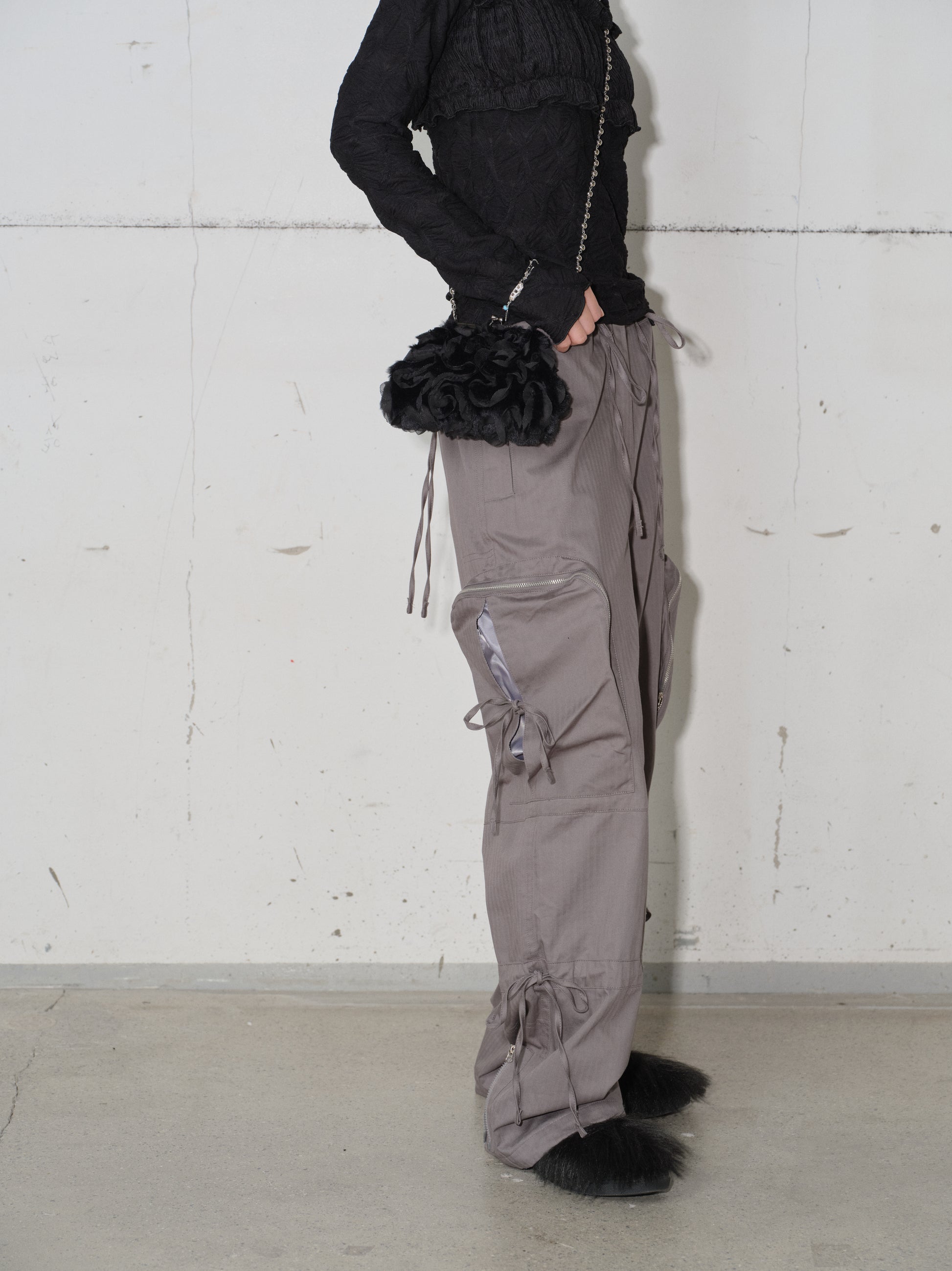 Side Pocket Silhouette Pants