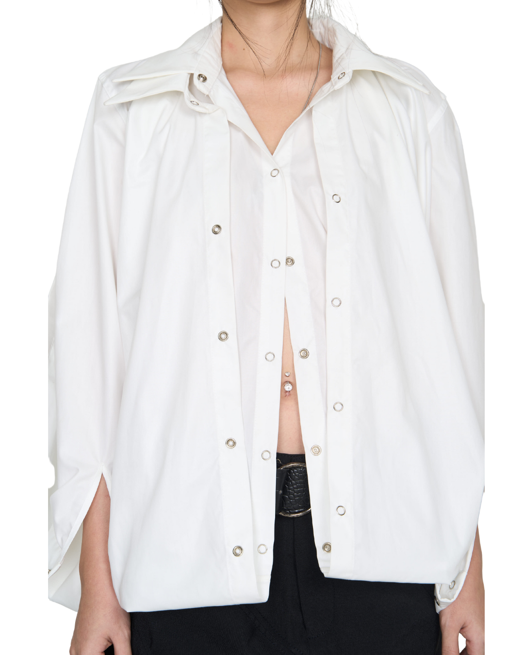 PLOP RIVET DRAPE SHIRT