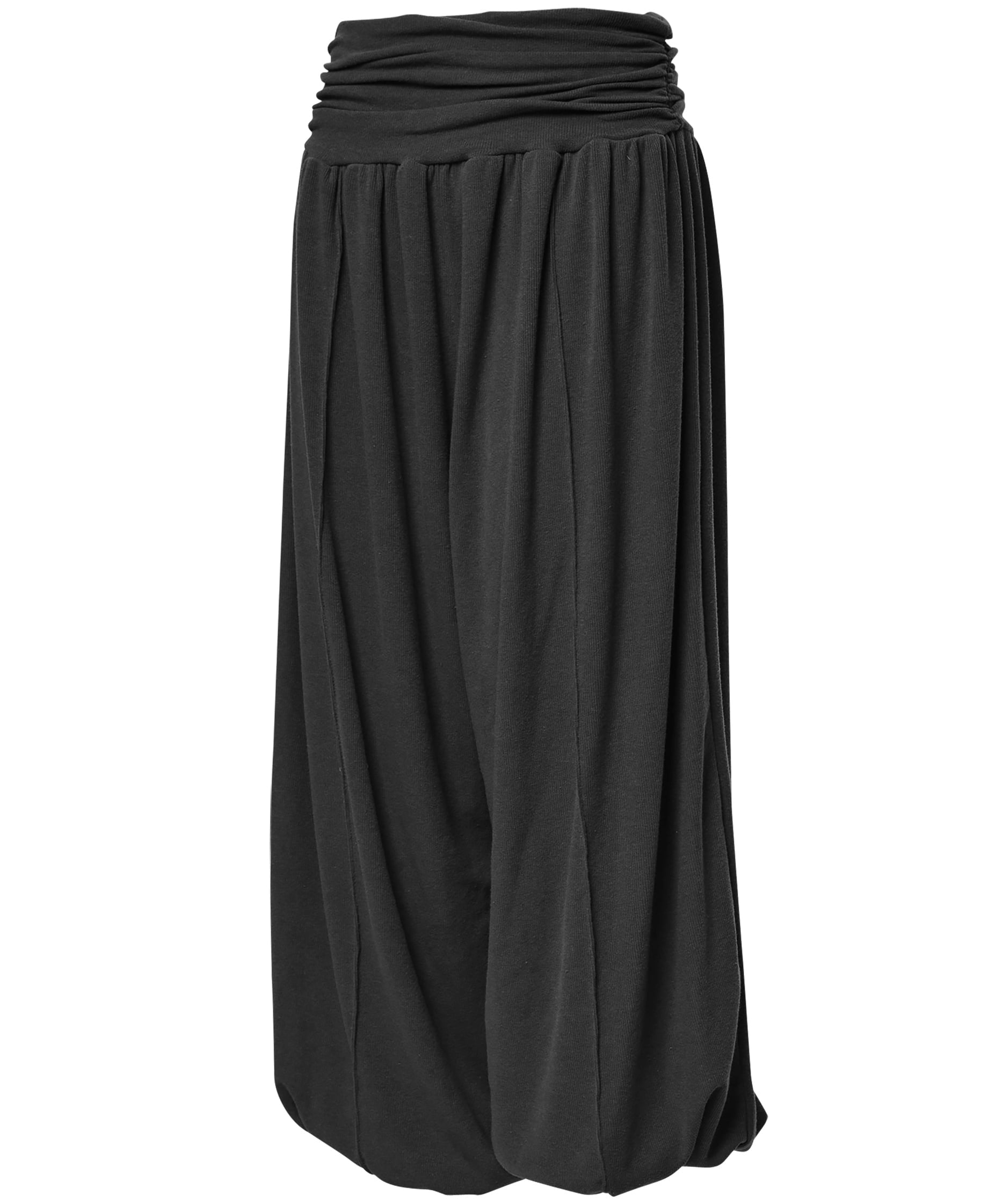 Wide Capri Pants (Black)