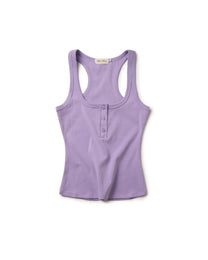 Tank Heart Henley (Purple)