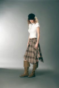 Clover Skirt (Brown)