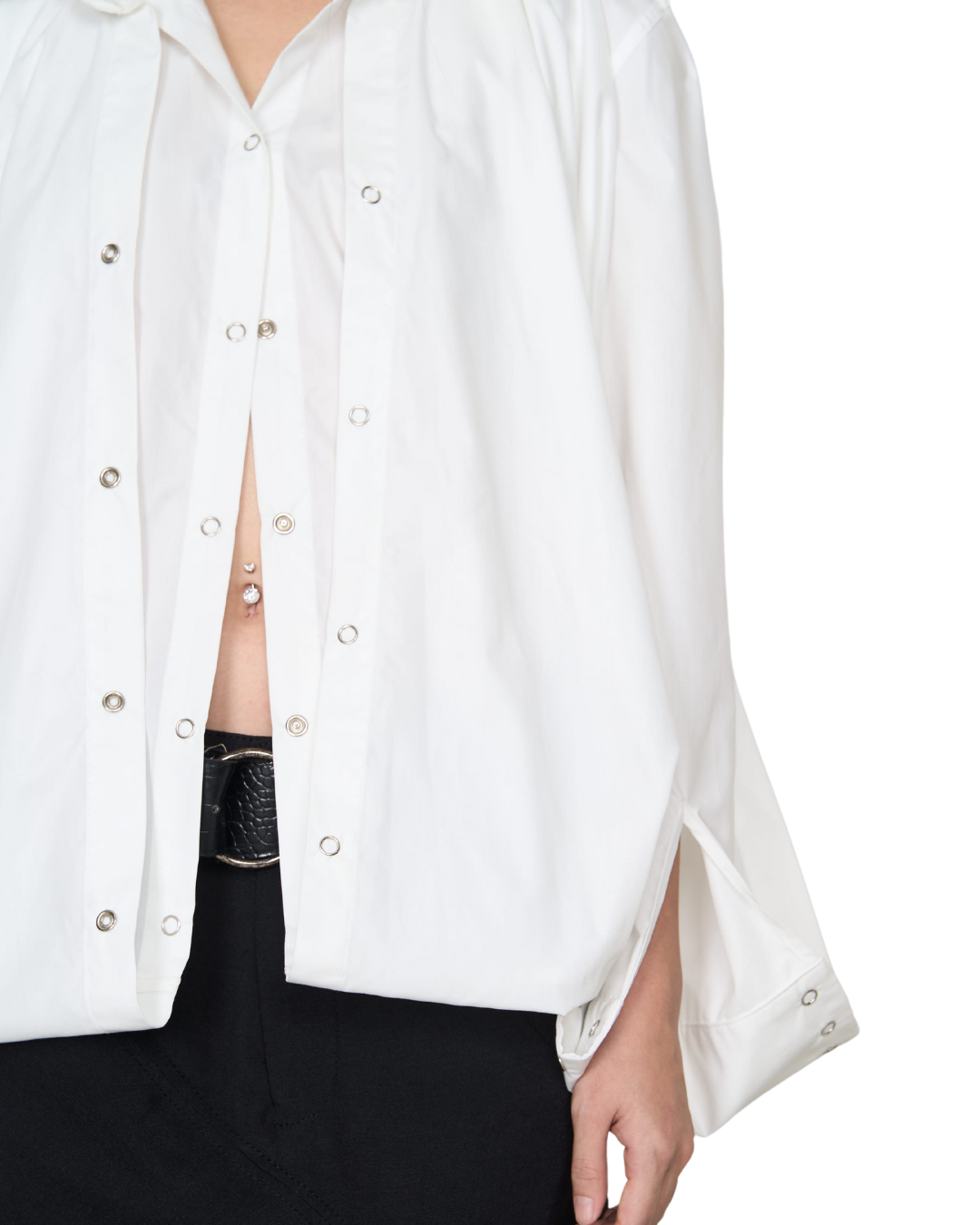 PLOP RIVET DRAPE SHIRT