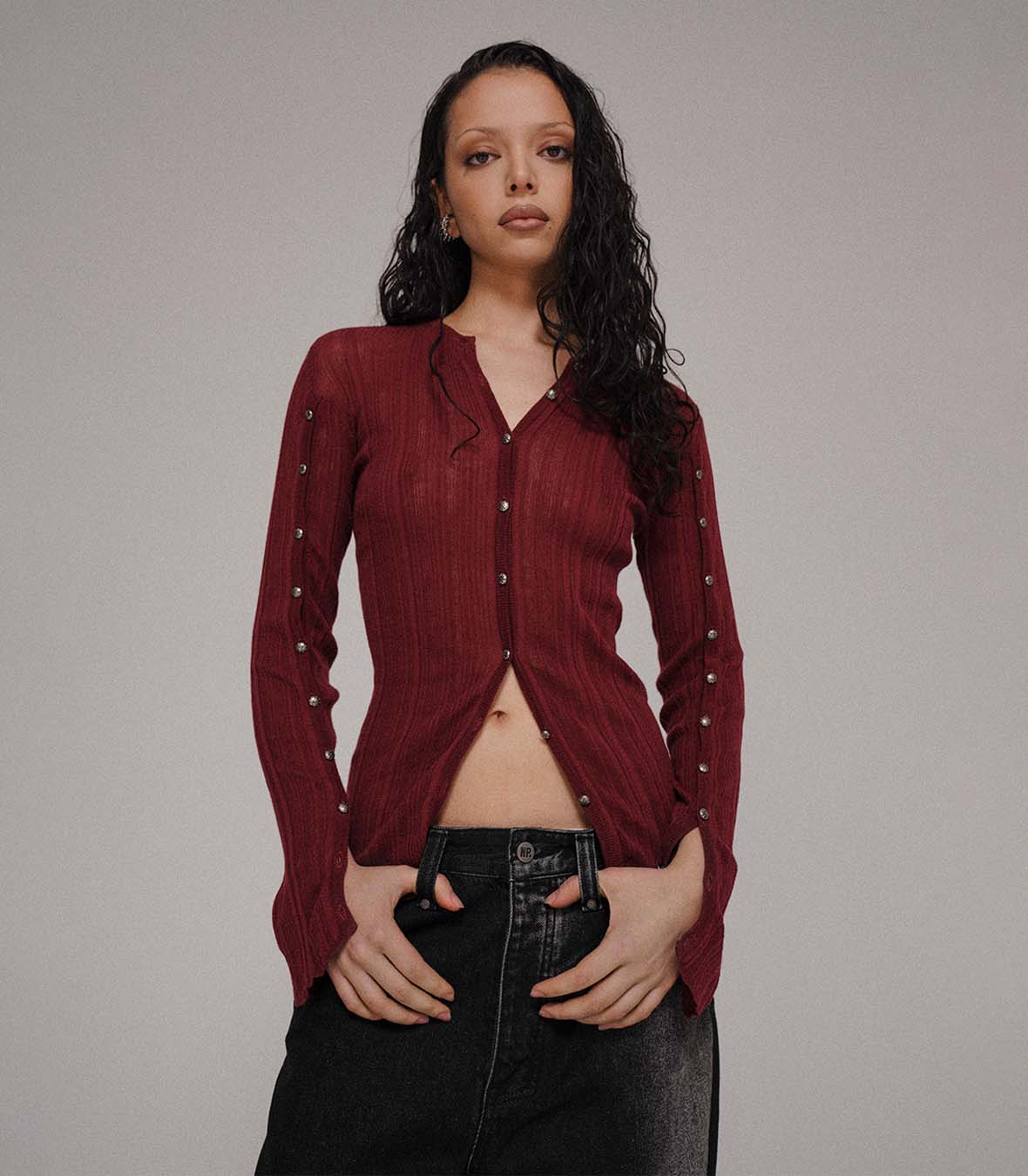 Touch Red Cardigan