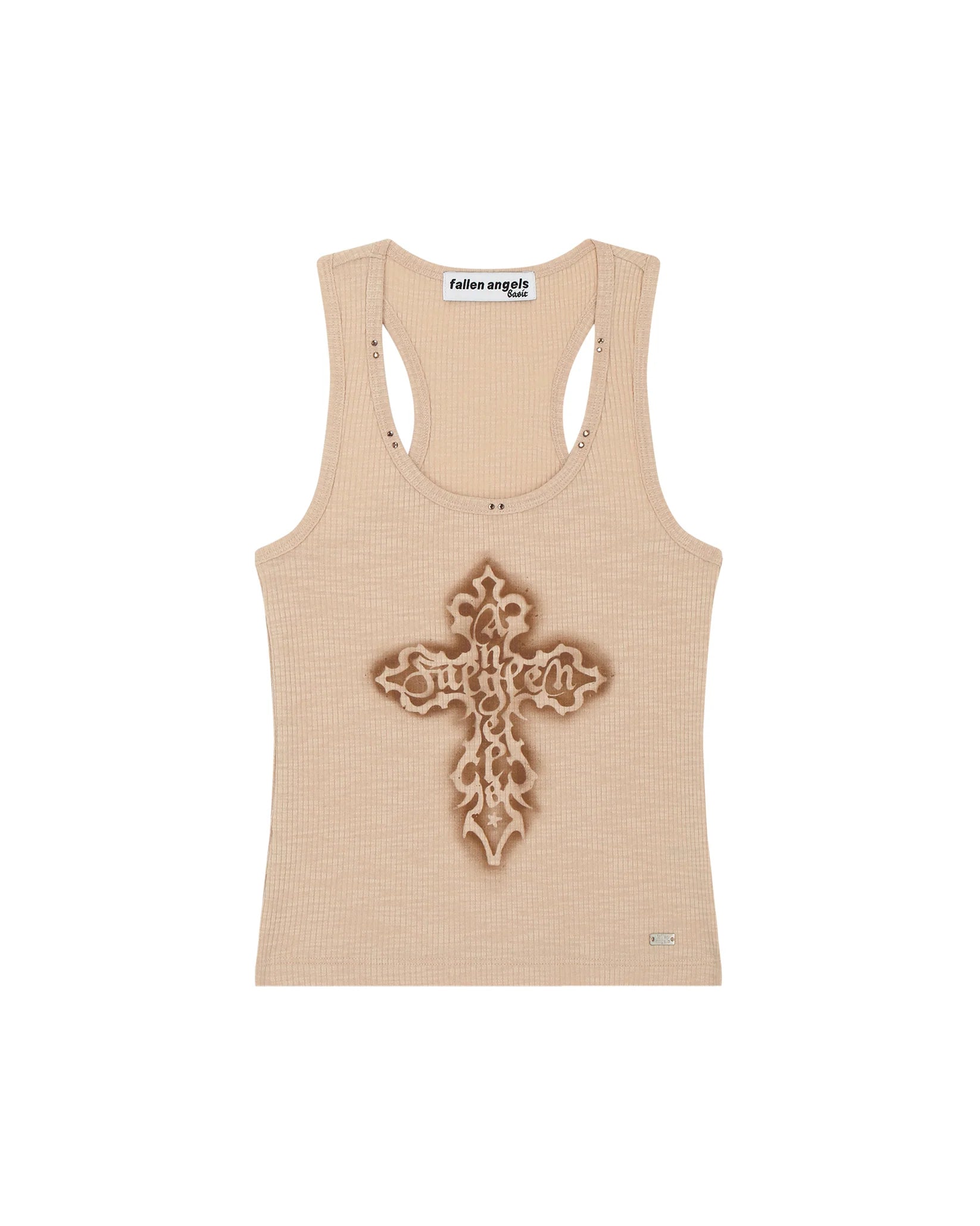 Cross Tank (Beige)