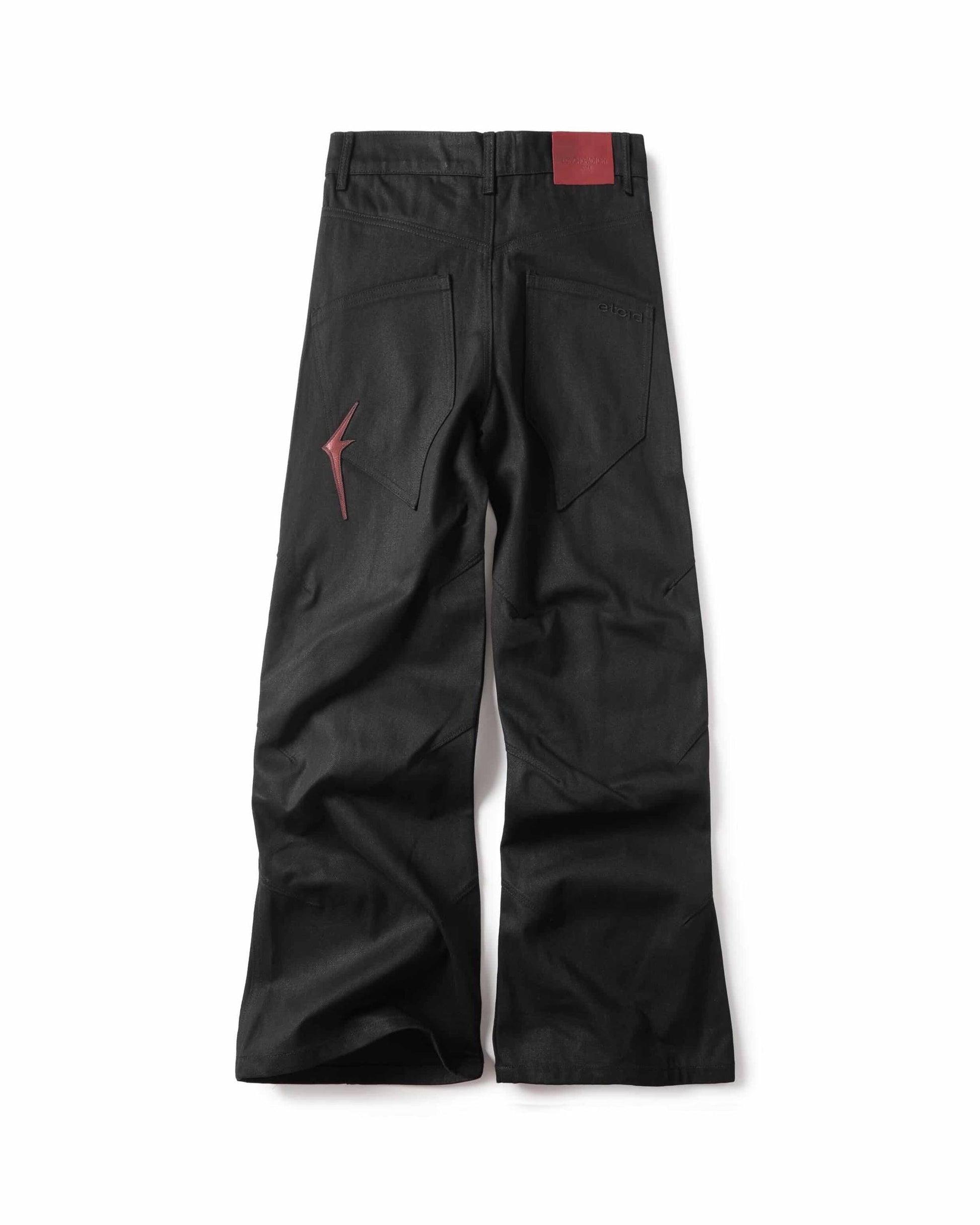 Denim Flared Pants Etcid