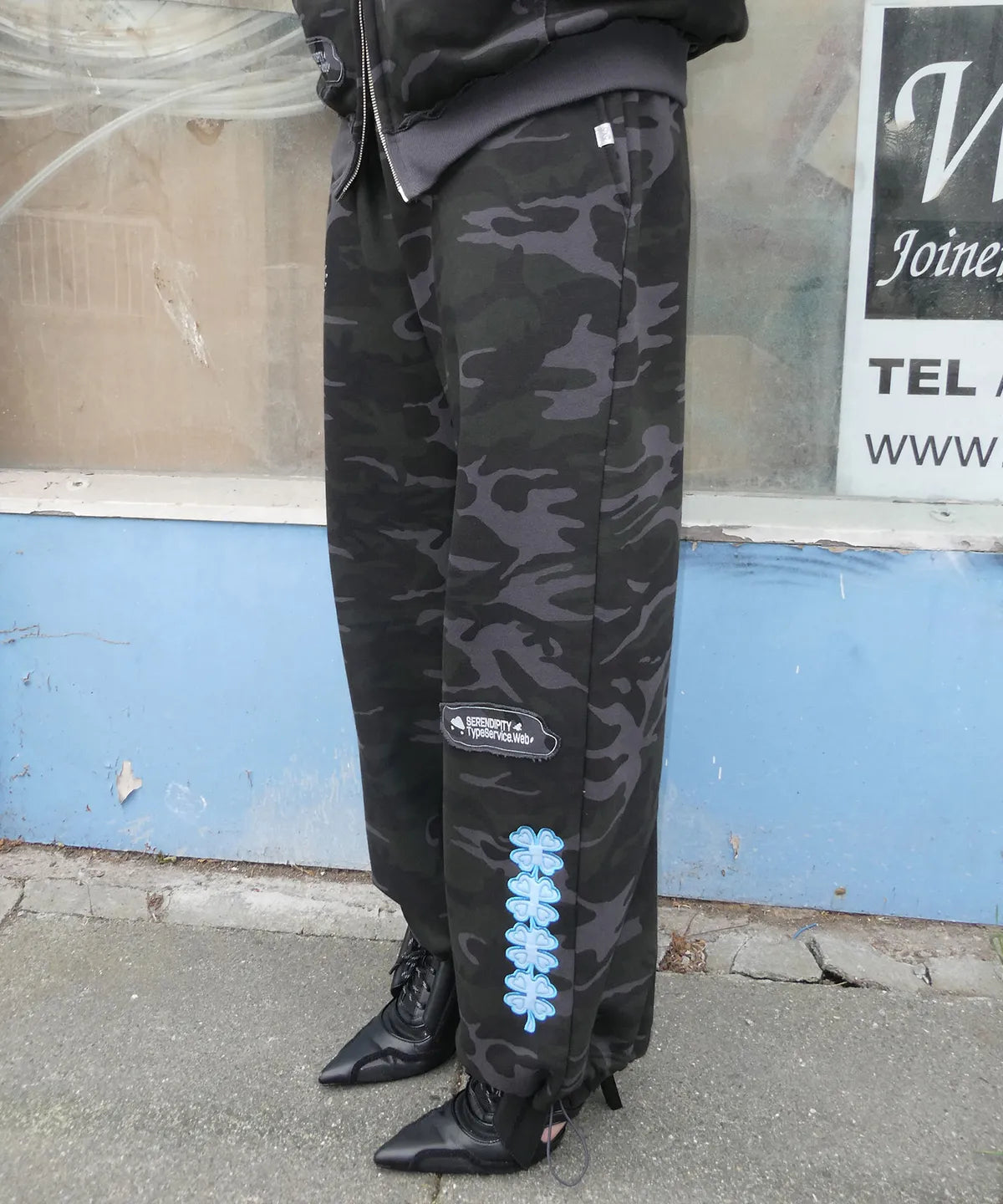 HIROMI x TSW Camo Sweatpants [Charcoal]