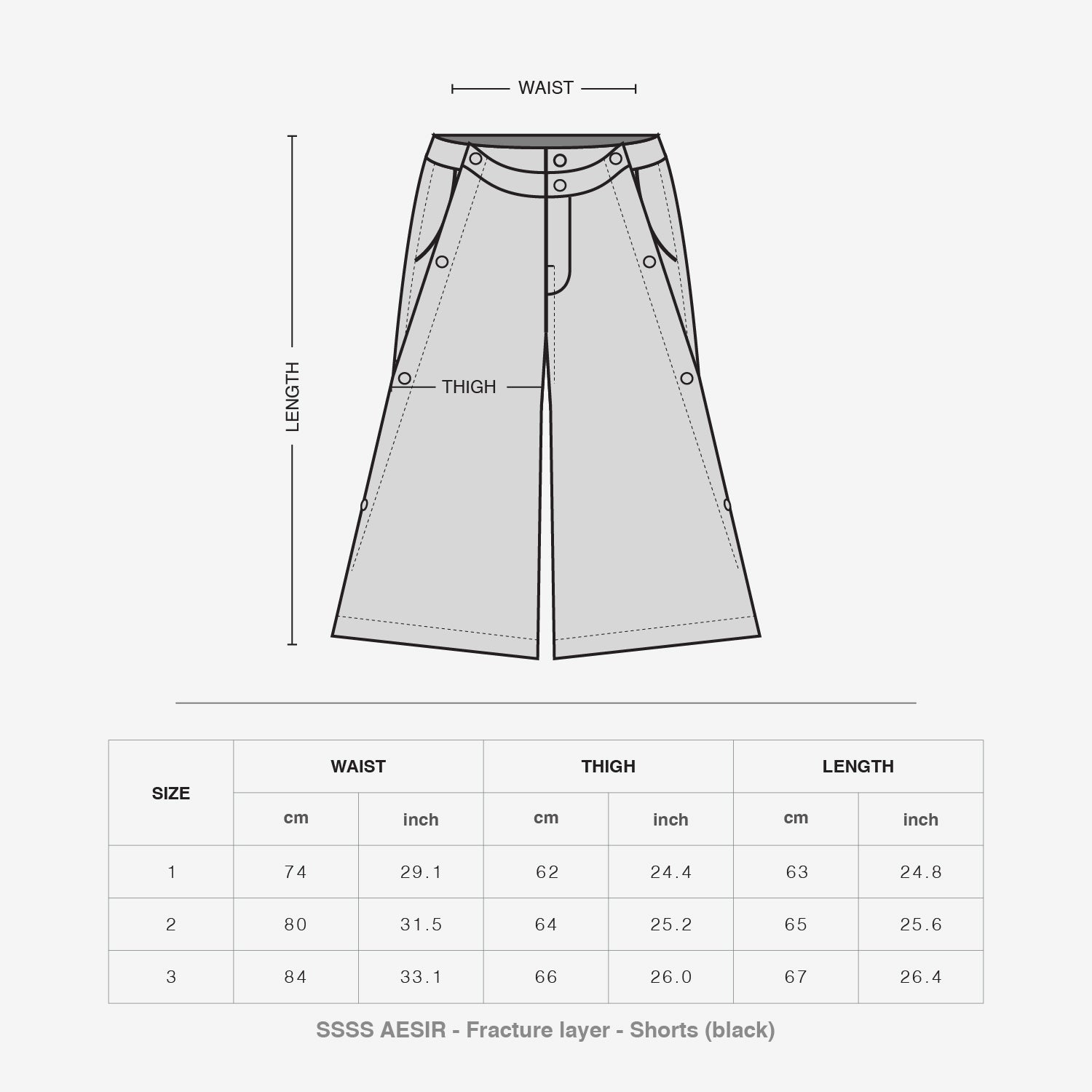 Fracture Layer Shorts (Black)