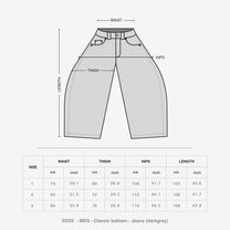 Classic Balloon Jeans (Dark Grey)