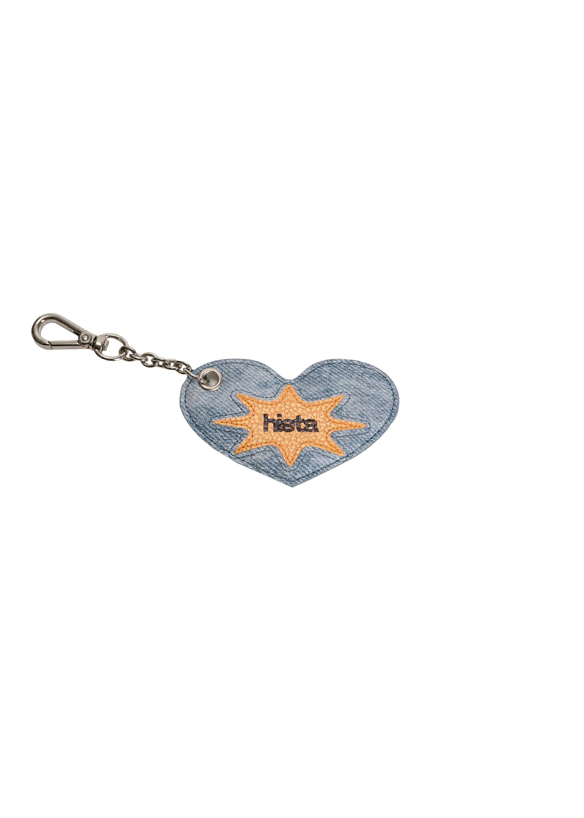 Solia Keyring (Orange Denim)