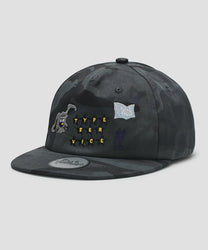 Mini Embroidered Camo Cap [Charcoal]