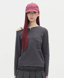 Panel Mesh Top [Charcoal]