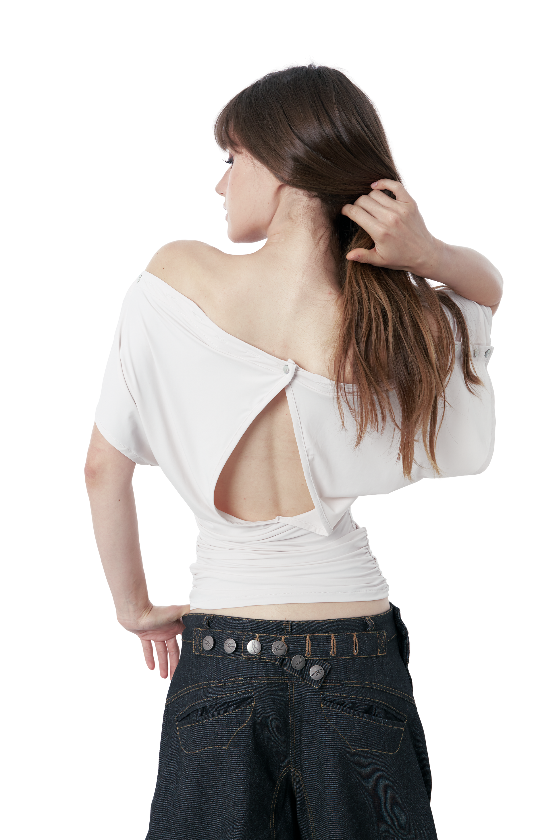 Opal Shell Top (Blush)