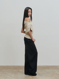 Paneled Pants Black
